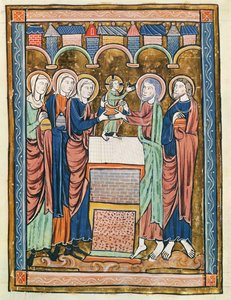 Ms 3016 fol.10 Omskæring, fra "Psautier a l